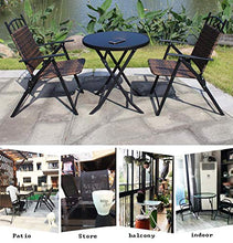 SCDXJ Pezzi Tavolino da Giardino Pieghevoli, Mobili da Esterno per Giardino,Terrazza e Balcone,A-70cm*70cm-Square