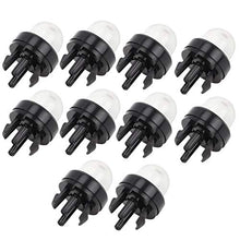 Rockyin 10pcs Primer Bulb Pompa Forma for Walbro Poulan Ppb100e Ppb150e Ppb200 Ppb200e