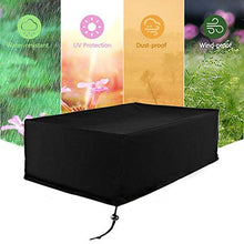 Diossad Protezione Protetivo Coperture Mobili Da Giardino Impermeabile Nero 270x180x89cm