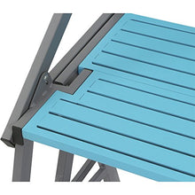 Siena Mybalconia 980942 Flip Flop Bench, Antracite/Sky Blue Acciaio/Antracite/Sky Blue