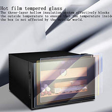 BLLXMX Humidor Armadio, Frigorifero Rivestito in Legno di Cedro con Accessori per Sigari per Vino E Sigari, Controllo della Temperatura da 11 A 18 Gradi