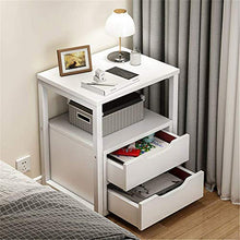 Comodino con cassetto, mobiletto da comodino e comodino, per ufficio, casa, soggiorno, comodino, ufficio o salotto