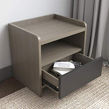ZHANGYY Comodino Comodino in Legno Armadietti di stoccaggio Mobili per Camera da Letto Comodini Comodini per Camera da Letto/Soggiorno/Sala Studio Comodini (Colore: Grigio, Dimensioni: