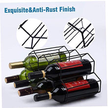 Vino Wine Rack bagagli Holder 7 Bottle Holder Wine Rack Tribuna Protector controsoffitto libero basamento del Wine Rack