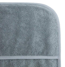 Rivestimento per sdraio, in spugna 100% cotone, Cotone, grigio, 70x200 cm