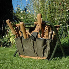 Pandao Sgabello Pieghevole, Sgabello da Giardino Pieghevole Multifunzionale con Borsa Porta Attrezzi per Bambini e Adulti, Campeggio con orto, Pesca, Picnic, Viaggi ed Escursionismo
