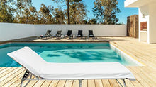 ZOLLNER Telo per Lettino, 100% Cotone, Bianco, ca. 75x200 cm, Altri Colori
