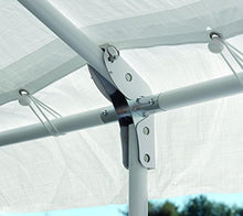 GAZEBO CAR PORT CANOPY 3X6 ACCIAIO BIANCO IMPERMEABILE