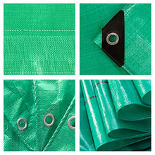 Telo Resistente 180G / M² Addensato, Tela Cerata Impermeabile su Entrambi I Lati con Occhielli per Tenda da Campeggio All'aperto Copertura per Auto Verde(Size:4×4M)