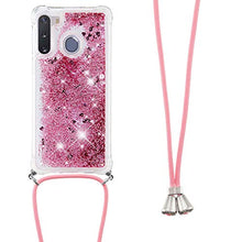 Cover in silicone TPU per Samsung Galaxy A21 (oro rosa)