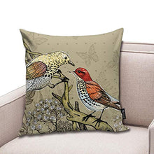 Elsaone Due Fodere per Cuscini per Uccelli e Piante Selvatiche per la casa, Interno, Confortevole, Comodo Cuscino, Dimensioni Standard 18 x 18 Pollici, 45 x 45 cm