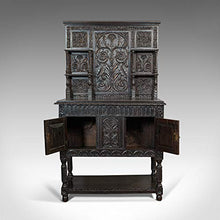 Antico Carlo II Revival Comò Inglese, Rovere, Credenza Vittoriana C.1880