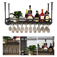 ZLJ Portabicchieri da Vino Rosso Portabicchieri da Vino da Appendere a soffitto Altezza Regolabile Ferro in Stile Europeo per Cucina/Bar/Ristorante Rack