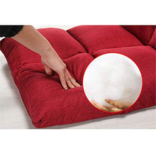 MICEROSHE Comodo Divano Sedia Cuscino Cuscino per Balcone Lazy CouchComputer Bed Waist Chair Sedie comode e Belle (Colore : Rosso, Dimensione : L:110 * 52 * 12cm)