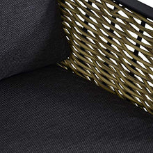 Alu-Polyrattan Lounge - 4 posti Marrone e Antracite - Lounge Haranda