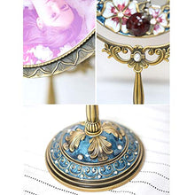 MMWYC Specchio for Il Trucco Specchio for Desktop Europeo su Due Lati Specchio for specchiera Princess Creative Specchio for Il Trucco Specchio for Il Trucco del Desktop