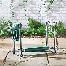 Lovela Ginocchiera da Giardino 2in1 con Maniglie e Panca Imbottita in Schiuma Borsa for Attrezzi Inclusa