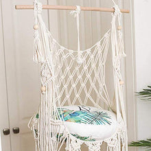 CNMYDZ Amaca Gatti, Confortevoli sedie impiccanti robuste, Sedia Beige Hammock, Corda appesa in Cotone