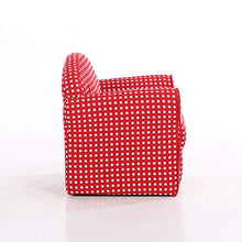 BESISOON-HO Molto Confortevole e Tessuto è di buona qualità, i Roundy Kid's Boys Girls Sedia Gingham, Little Reader Sofa Red per L'Ufficio a casa