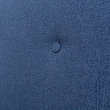 SKM Divano a 2 Posti in Tessuto Blu A