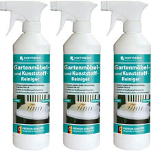HOTREGA - 3 detergenti per mobili da Giardino e plastica, 500 ml
