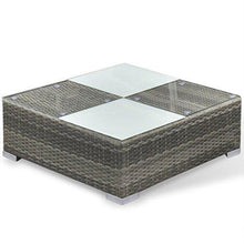vidaXL Divano da Esterno Set 17 pz in Polirattan Grigio Sofa Giardino Patio - Arredi Casa
