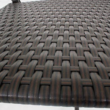 DNNAL Set di mobili Portico per Patio, Tavolo in Rattan all'aperto e Sedia Balcone Cortile Balcone Giardino Mobili da Giardino all'aperto, Design Pieghevole