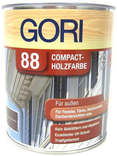 Gori 88 2076 Compact, vernice per legno da esterno, 0,75 l