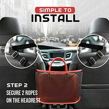 Car Net Pocket Handbag Holder Organizer Seat Side Storage Mesh Net Bag Advanced Black