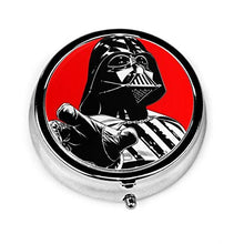 Star Wars - Contenitore porta pillole rotondo portatile per medicina a tre scomparti