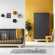 Letto trasformabile 70x140 e armadio 2 ante Vox Playwood - Grigio