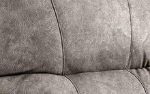 Dafnedesign.Com - Divano 2 posti con n.2 Recliner elettrici - Colore: Grigio Elefante - cm. 169 x 105 x 105h - Arredi Casa