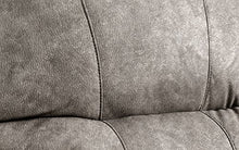 Dafnedesign.Com - Divano 3 posti con n.2 Recliner elettrici - Colore: Grigio Elefante - cm. 223 x 105 x 105h