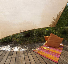 Windhager 10964  Tenda a vela Patio, 3.6 x 3.6 m, colore: canna
