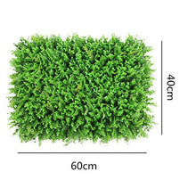 PQXOER Siepe Artificiale per Balcone Recinzione Artificiale bosso Pannelli Topiary Hedge pianta Verde Bosso Mat Parete for Balcone Recinto Backyard Decor 12 Pezzi Pannelli Artificiale