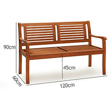 Deuba Panca da Giardino 2 Posti Legno Eucalipto Certificato FSC® Max. 320Kg Panche Esterno Terrazzo