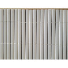 Frangivista in PVC, double face, 1,2 x 3 m (altezza x lunghezza), colore: bianco