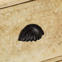 Cassettiera 60x30x75 cm in Legno Massello di Mango