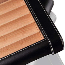 Jia He Scatola di sigari Cigar Box, Portable Cigar Box Humidor Cigar Set Foderato di Pino Nero può Contenere 5 (Size : 20x15x4cm)