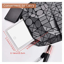 WXL Specchi da Tavolo Specchio per Il Trucco Illuminato Specchio per vanità da Viaggio con luci USB Charging Light Table Specchio cosmetico con Interruttore Touch Screen Specchio Trucco con LED