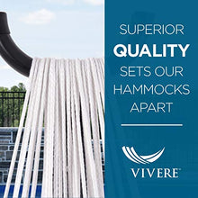 Vivere C8SPSN-SU Amaca Doppia Sunbrella con Supporto in massello di Pino Sunset, Solid Pine