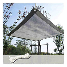 Jonist - Rete ombreggiante con Occhielli Isolamento Termico per Copertura per Piante Parasole per Auto da Esterno Patio o Cuccia (Colore: Grigio, Dimensioni: 1x15m)