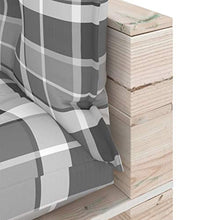 vidaXL Divano da Giardino Pallet 2 Posti con Cuscini in Legno di Pino