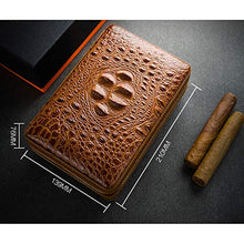 SCDZS Cigar Box Cigar Humidor - Cuoio di buona Tenuta Desktop Cigar Humidor Cigar Portable Storage Box
