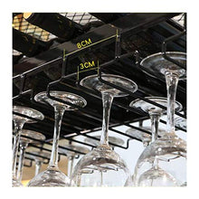 MFLASMF Red Wine Cup Holder,Upside Down Home Bar Bar Wine Rack,Wine Rack, Goblet Rack,Wine Rack Hanging Wine Rack (Color : Brown, Size : 60 * 30cm)