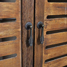 FAMIROSA Armadietto per Bagno Albuquerque in Legno Marrone 46x24x117,5cm
