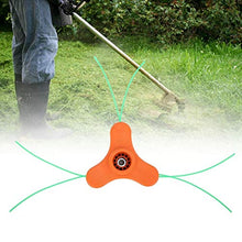 Rockyin Testa Universale ABS falciatrice Trimmer con Linea Spazzola String Cutter Lawn Mower
