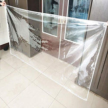 XHCP Telone Impermeabile Resistente Vetro Trasparente telone Trasparente Impermeabile PVC telone di plastica Copertura per Piante Serra Balcone Tenda Antipioggia, Dimensioni Personalizzate (Dimen