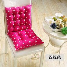 AGDLLYD Set da 4 Cuscini per Sedie - per Cuscini da Giardino e da Esterno （Pois - 40x40 cm, Spessore 5cm. (Arancione)