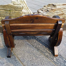 GaoF Panchine per terrazze da Giardino panchine per Il Tempo Libero in Legno massello, panchina per Bambini da 2-3 Persone per Esterni